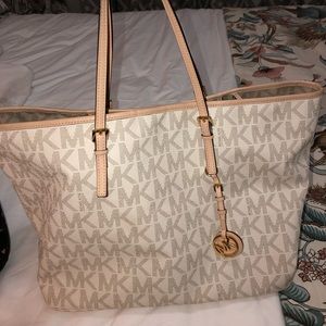 Michael Kors Beige Tote Bag